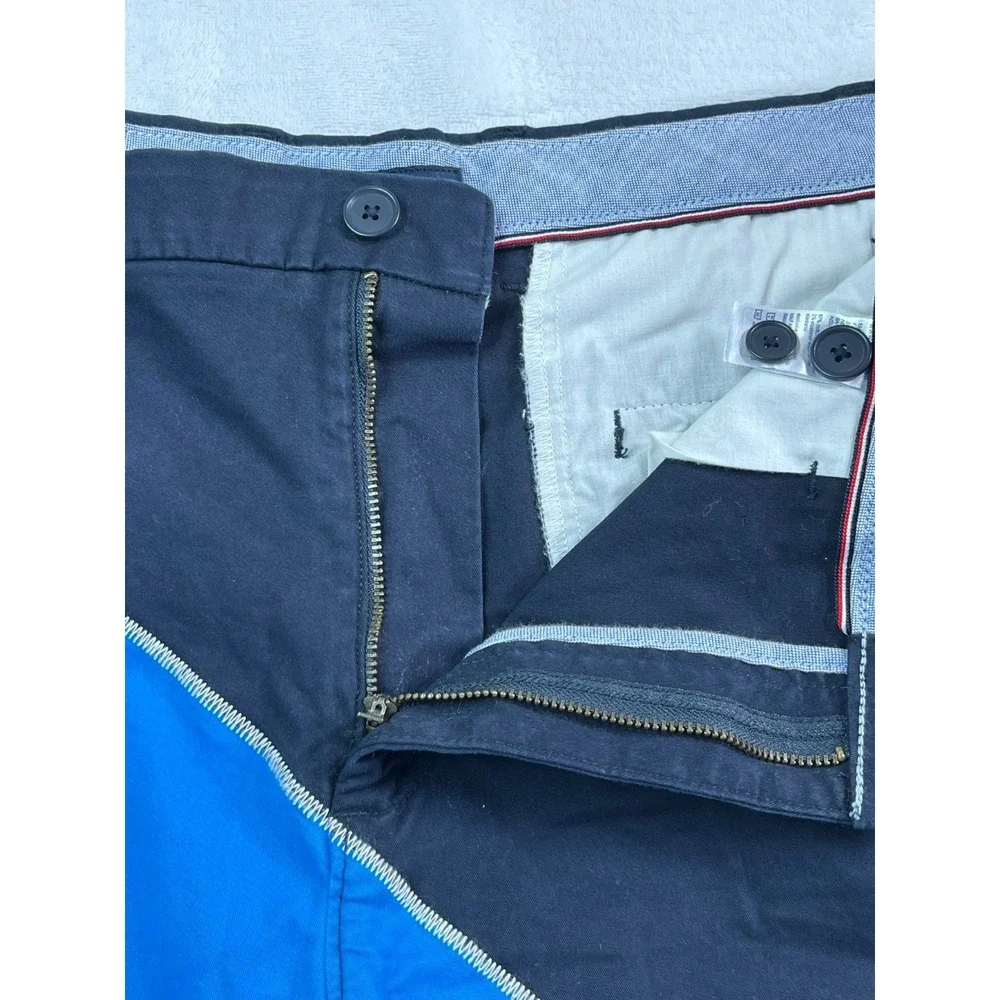 NAUTICA Mens 40 Shorts Blue‎ two-tone Chino 8